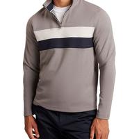 TED BAKER VIKTORO T 拼接撞色半拉链针织衫