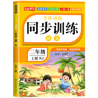 二年级上下册同步练习册语文数学全套训练习册人教版教材同步一课一练作业本