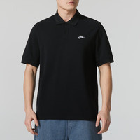 NIKE t恤男装 2026夏季新款运动服情侣休闲服翻领全棉透气Polo衫短袖 FN3895-010