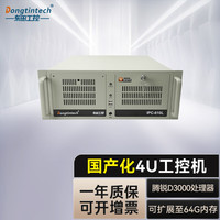 Dongtintech 东田国产工控机飞腾D3000CPU银河麒麟系统工业电脑主机能源监控应用DT-610L-MD3KMBL2 8G/256GSSD