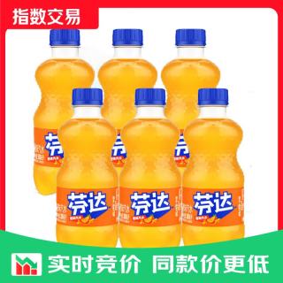 可口可乐 Fanta芬达橙味汽水 碳酸饮料300ml瓶装 芬达300ml*6瓶