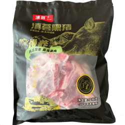 滇荟 黑猪猪蹄 带皮主筋 净重3斤 冷冻免切