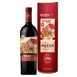玛泽尔 MAZER）珍藏干红葡萄酒原酒进口750ML龙年钜献年货礼盒 1件装