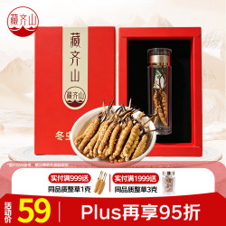 藏齐山 冬虫夏草 1克 3-4根/克 礼盒