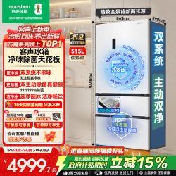 容声 方糖系列 BCD-515P60FZNAD 风冷法式多门冰箱 515L 机皇白