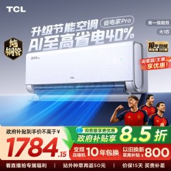 TCL 小蓝翼真省电 KFR-26GW/RV2Ea+B1 新一级能效 壁挂式空调 大1匹