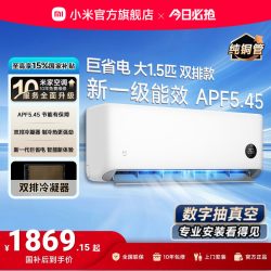 小米 35GW-PG15/N1A1 一级能效变频冷暖 壁挂式空调