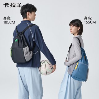 卡拉羊 超轻户外运动健身多功能双肩包大容量篮球包男女生背包防泼水