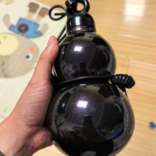 瑞幸咖啡 瑞幸葫芦杯正品大容量不锈钢紫夜星河葫芦保温杯316紫金葫芦杯