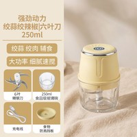 kitchoice 玻璃绞肉机打蒜家用搅蒜器蒜泥神器搅碎机电动搅碎器压蒜蓉