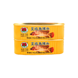 金钱花 豆豉鱼罐头128g*2下饭菜开罐即食广东特产方便速食