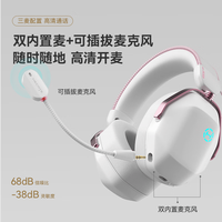 漫步者 G5Max无线版 耳罩式头戴式动圈蓝牙耳机 雾光粉 Type-C