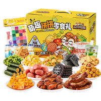 PLUS会员：三只松鼠 拼豆零食 1816g/16袋