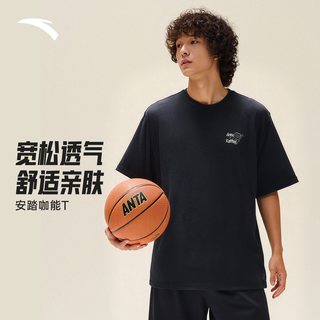 安踏 152537137 透气针织 短袖T恤