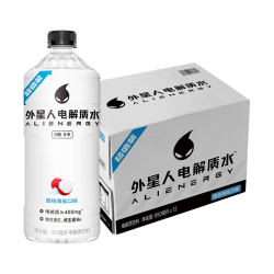 alienergy 外星人电解质水0糖0卡运动饮料 荔枝海盐口味 950mL*12瓶 整箱装