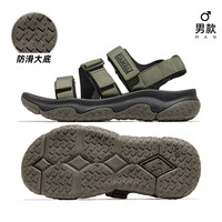 骆驼 F14B162007 防滑透气速干 军绿 男41 户外凉鞋