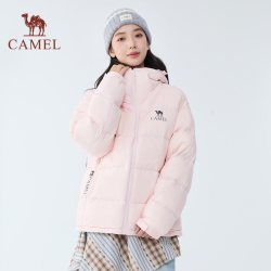 骆驼 秋冬款羽绒服女流光风户外保暖面包服