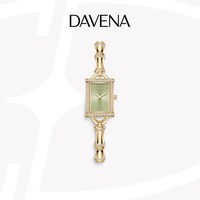 Davena 【章若楠同款】DAVENA蒂玮娜小竹节手表小众百搭简约腕表送女友
