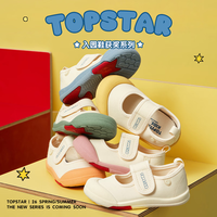 TOPSTAR 儿童帆布鞋2026年春新款女童幼儿园室内鞋男童防滑小白鞋软底板鞋