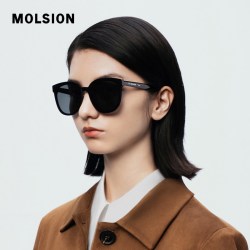 MOLSION 1.56偏光太阳镜 MS3079 圆形板材镜架