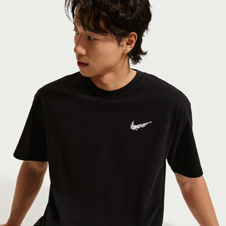NIKE耐克 II0692-010 圆领印花 黑色 2XL 运动T恤