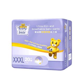 泰迪熊 呼吸特薄拉拉裤3XL20片