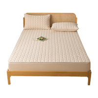 无印良品 A类防水抗菌 卡其 120cm*200cm 床笠