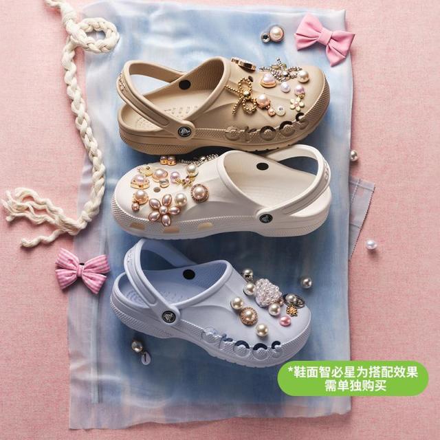 crocs 贝雅系列 轻便耐磨 一脚蹬拖鞋