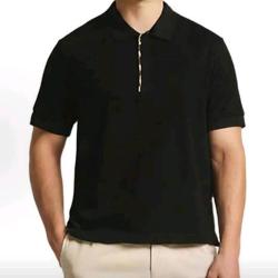 BURBERRY HARTFORD SS ZP 男式简约时尚POLO衫
