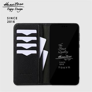 花虎 华为Mate70Pro+ 真皮翻盖插卡全包防摔手机壳 黑色