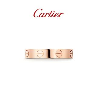 质感单品：Cartier LOVE系列 18K玫瑰金窄版戒指 B4085262 轻奢戒指