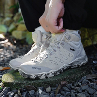 悍途 户外高帮登山鞋情侣男女爬山秋冬真皮休闲徒步运动鞋290027