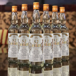 金厦缘 台湾高粱酒金门纯粮食高粮口粮高度酒浓香型白酒52度600ml