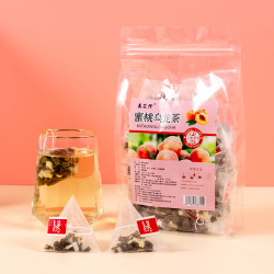 蜜桃乌龙茶白桃乌龙茶水蜜桃干苹果干组合水果茶茶包好喝的水果茶