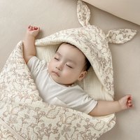 Aa纯棉婴儿抱被包被新生儿初生宝宝产房夏季薄款秋冬加厚厚款抱毯