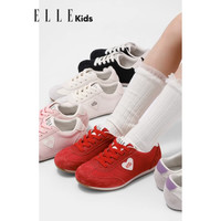 ELLE kids 女童阿甘鞋休闲百搭儿童运动鞋