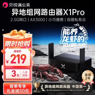 蒲公英路由 X1Pro 异地组网 路由器  1台