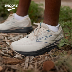 BROOKS Beast GTS 23 缓震支撑 卡其灰/沙白/蓝色 45 男款跑鞋
