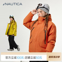 NAUTICA 三防滑雪服 桔色 170 儿童羽绒服