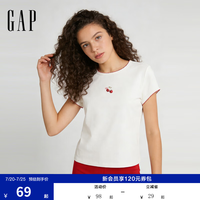 Gap 女士短袖T恤 白色 S