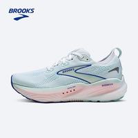 BROOKS Glycerin GTS 22 支撑版 女子跑鞋 120435-110 白色/帽贝蓝/鲜蓝色 38