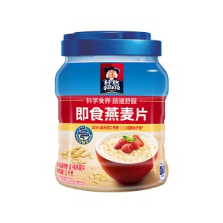 桂格 即食燕麦片 1000g 罐装