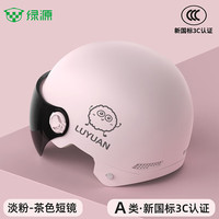 绿源 3C认证成人头盔【选配护镜｜选配耳朵】