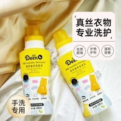 涤诺真丝蚕丝专用洗衣液手洗机洗清洗剂防缩水护色中性洗涤剂