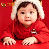 中国黄金 宝宝纯银别针生肖马年