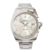 ROLEX 日志型 男士自动机械表 116300银盘钢带