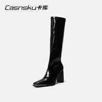 移动端：CASNSKU 卡库 女士高筒时装靴 Casnsku-W-KD9070