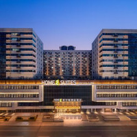 沈阳中街故宫希尔顿惠庭酒店 灵动园景大床房(园林观景