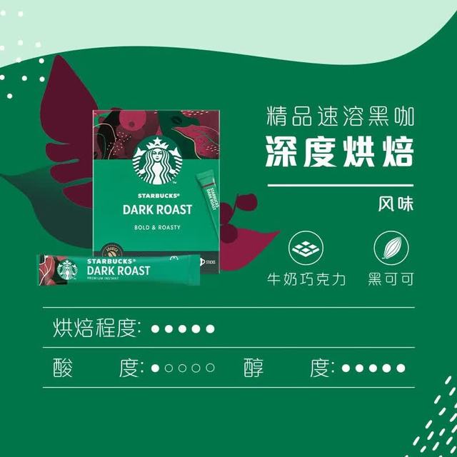 星巴克 进口黑咖啡40杯装