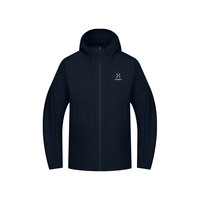 HAGLOFS 火柴棍 Ultrathin Softshell 防风透气 纯黑 S 软壳衣